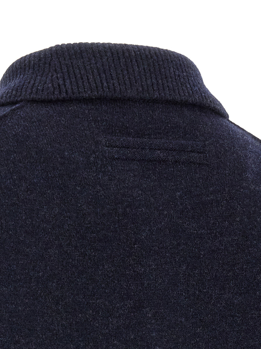 Zegna Wool And Cashmere Polo Shirt