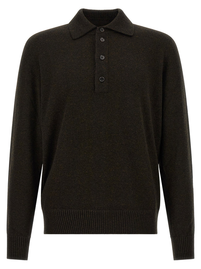 Zegna Wool And Cashmere Polo Shirt