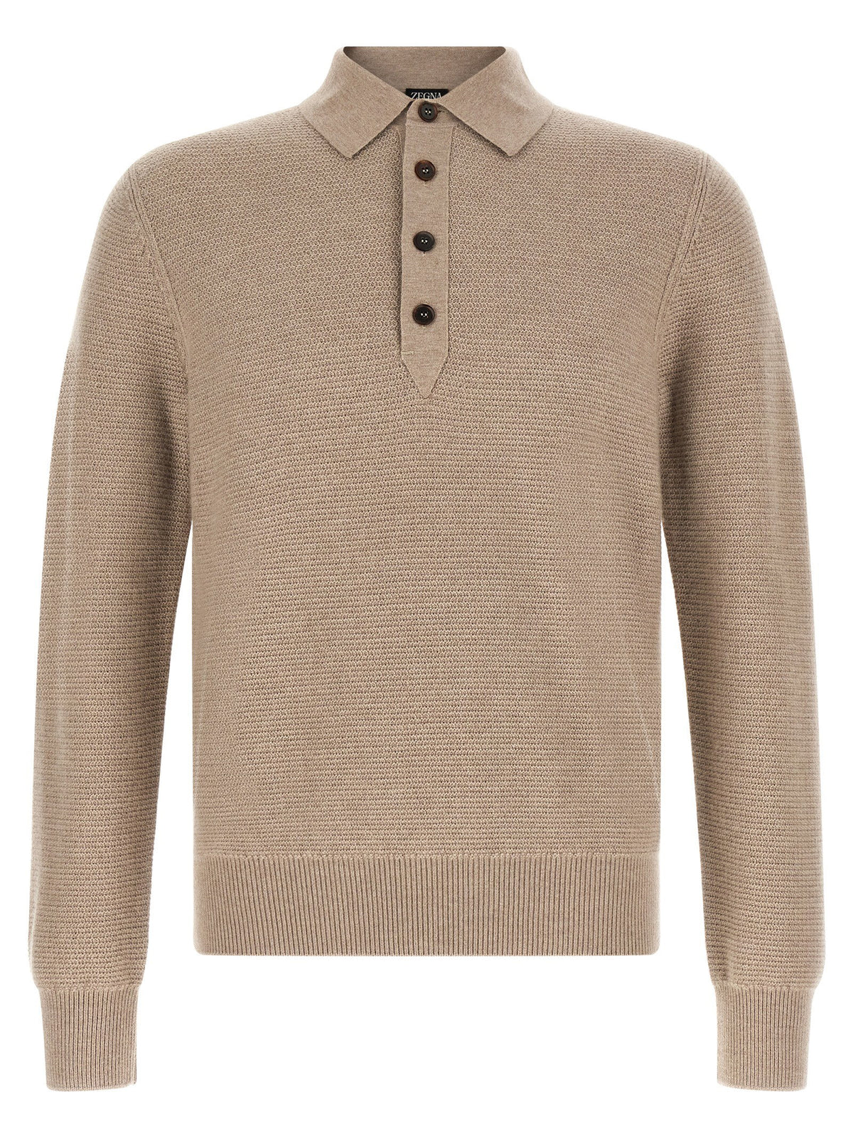 Zegna Polo Shirt Oasi Cashmere Beige