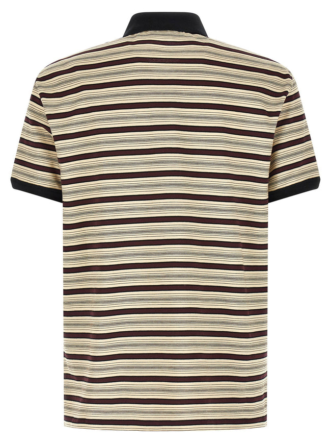Prada Striped Polo Shirt