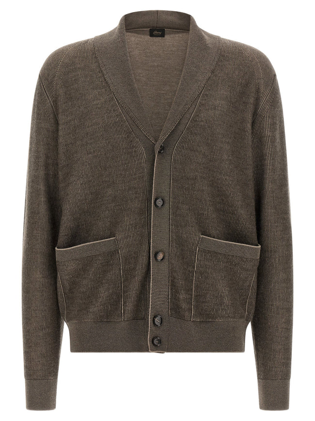 Brioni Shawl Neck Cardigan