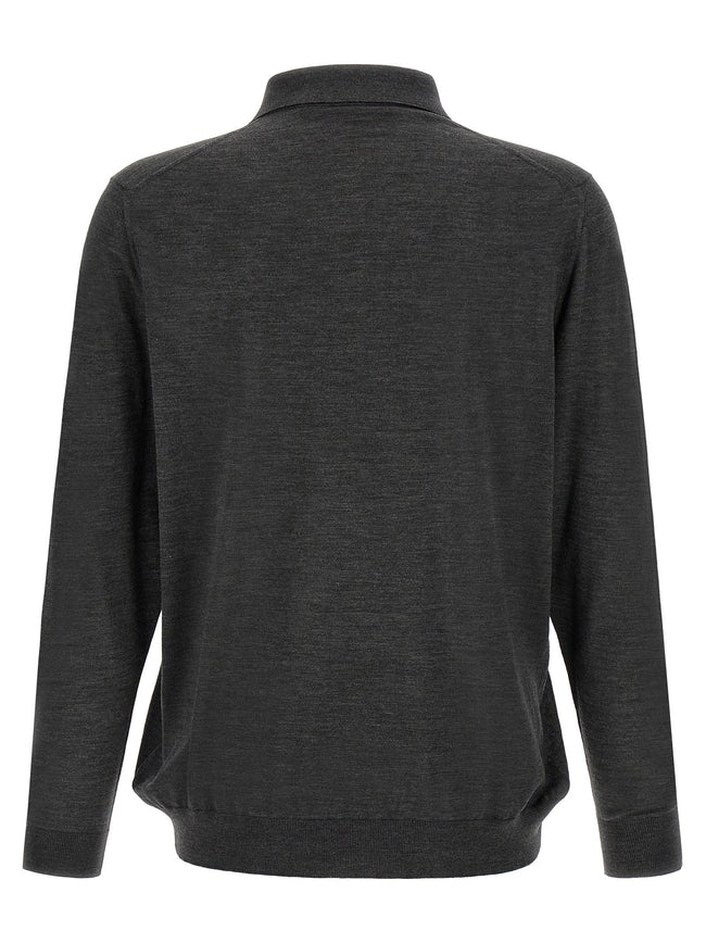 Kiton Wool Polo Shirt 14 Microns