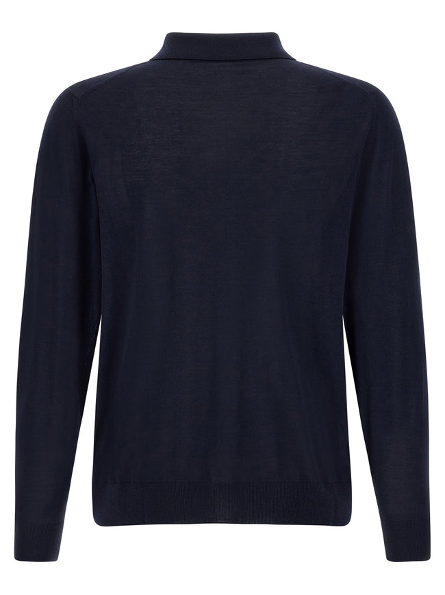 Kiton Wool Polo Shirt 14 Microns