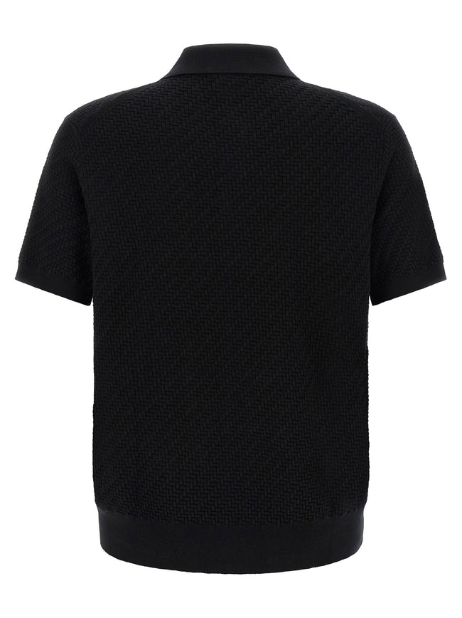 Brioni Trama Weaving Polo