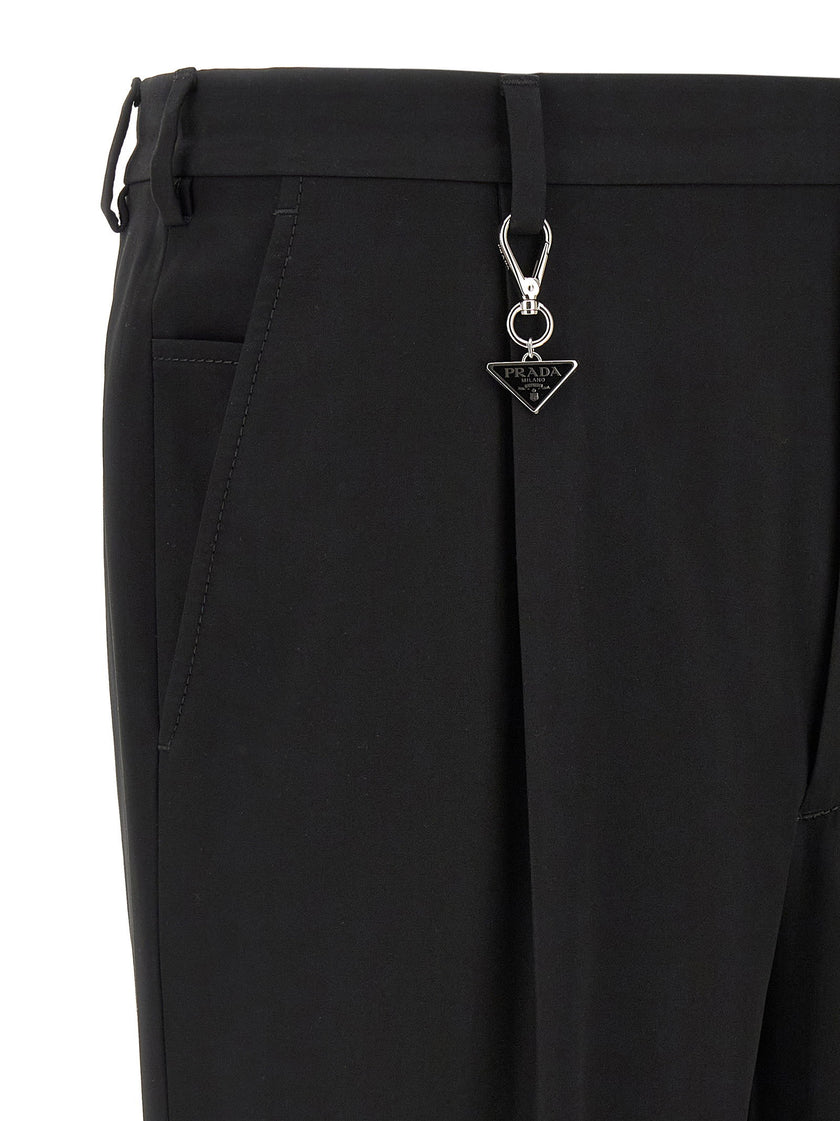 Prada Logo Keyring Pants